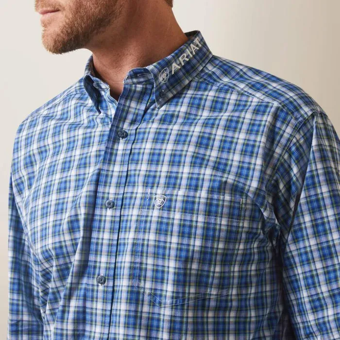 Button Down Shirts Men Ariat Pro Series Team Samson Classic Fit Shirt Blue Button Down Shirts Men Ariat Pro Series Team Samson Classic Fit Shirt Blue