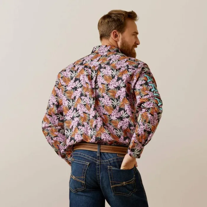 Button Down Shirts Men Ariat Team Patterson Classic Fit Shirt Purple Button Down Shirts Men Ariat Team Patterson Classic Fit Shirt Purple