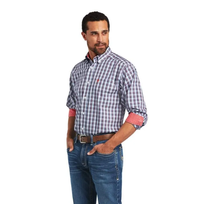 Button Down Shirts Men Ariat Wrinkle Free Nico Classic Fit Shirt White