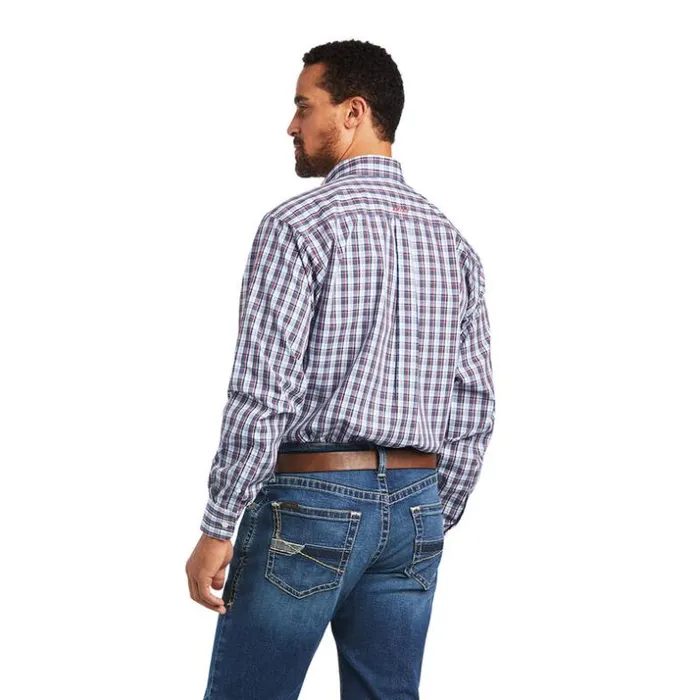 Button Down Shirts Men Ariat Wrinkle Free Nico Classic Fit Shirt White