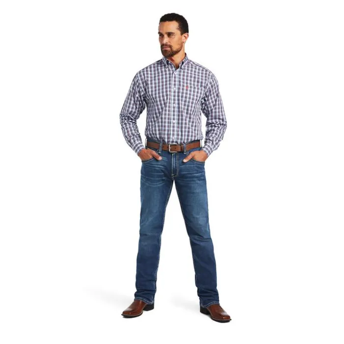 Button Down Shirts Men Ariat Wrinkle Free Nico Classic Fit Shirt White