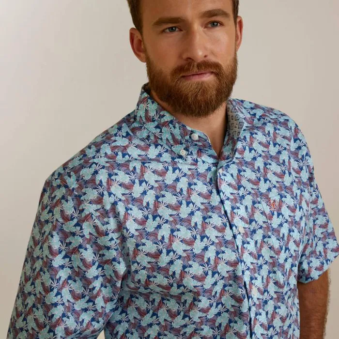 Button Down Shirts Men Ariat Wrinkle Free Wrigley Classic Fit Shirt Bright Cobalt Button Down Shirts Men Ariat Wrinkle Free Wrigley Classic Fit Shirt Bright Cobalt