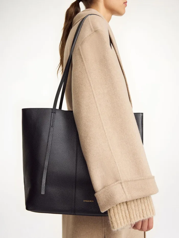 By Malene Birger Bags Women Abilso Leather Tote Bag Black