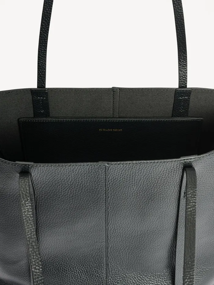 By Malene Birger Bags Women Abilso Leather Tote Bag Black