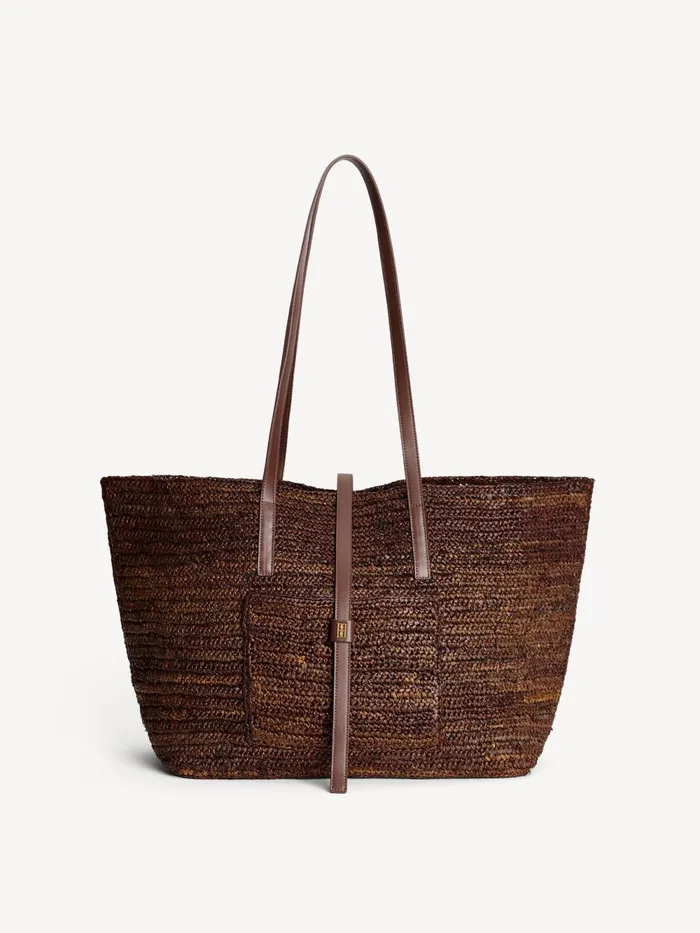 By Malene Birger Bags Women Palla Straw Tote Bag Bison