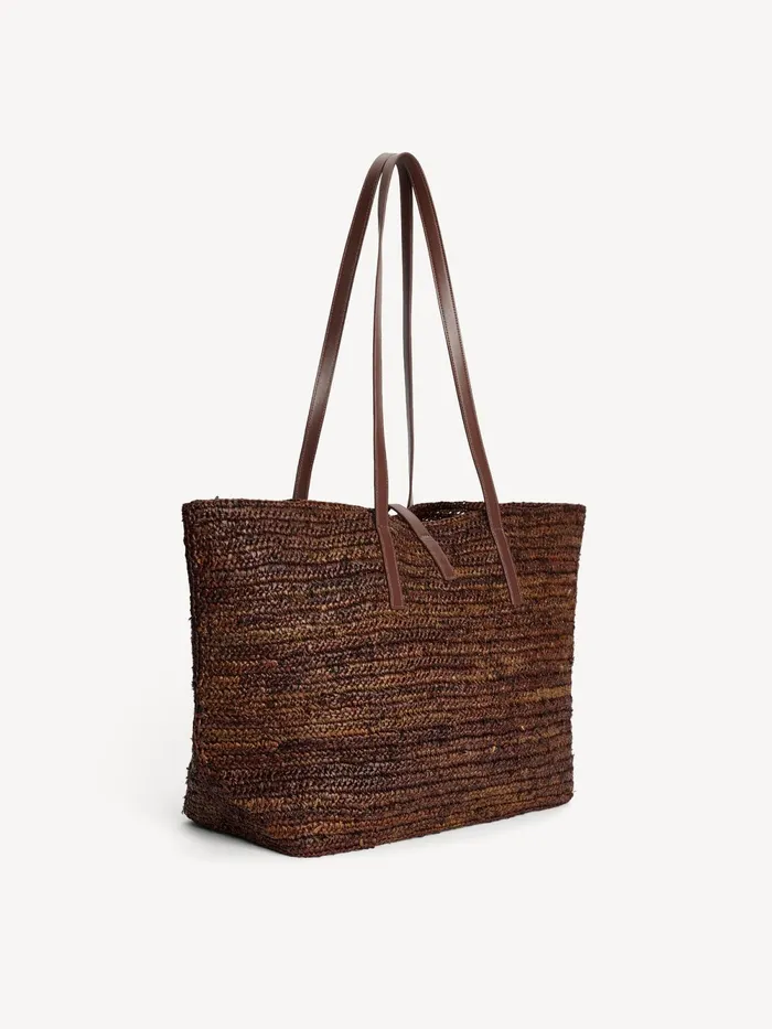 By Malene Birger Bags Women Palla Straw Tote Bag Bison