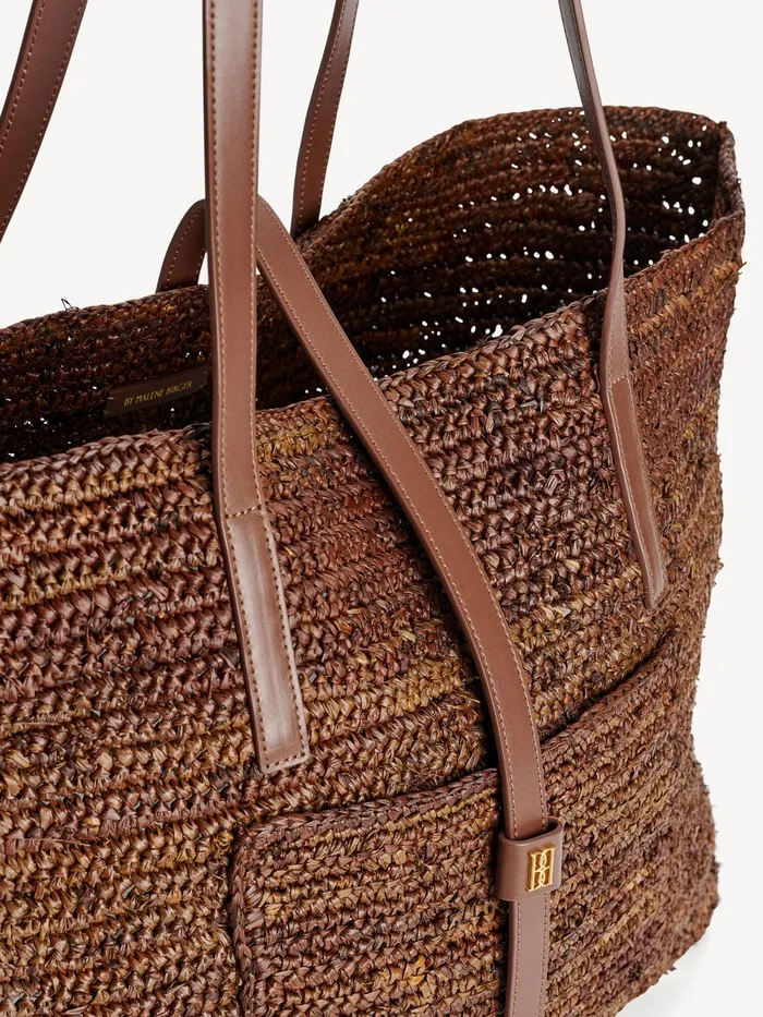 By Malene Birger Bags Women Palla Straw Tote Bag Bison