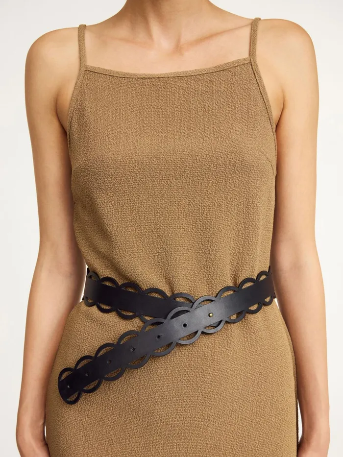 By Malene Birger Belts Women Nurra Leather Belt Black