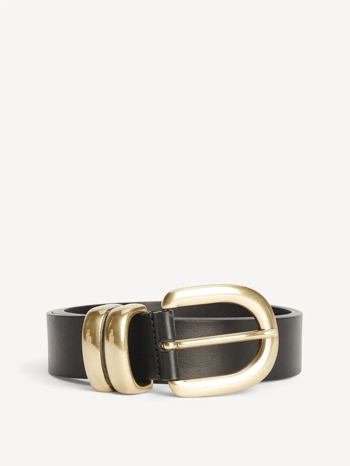 By Malene Birger Belts Women Zoira Leather Belt Black