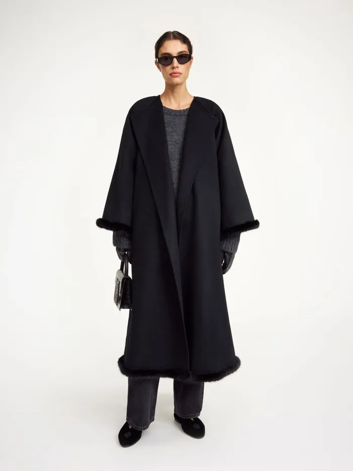 By Malene Birger Coats and Jackets Women Dalimas Wool Coat Black