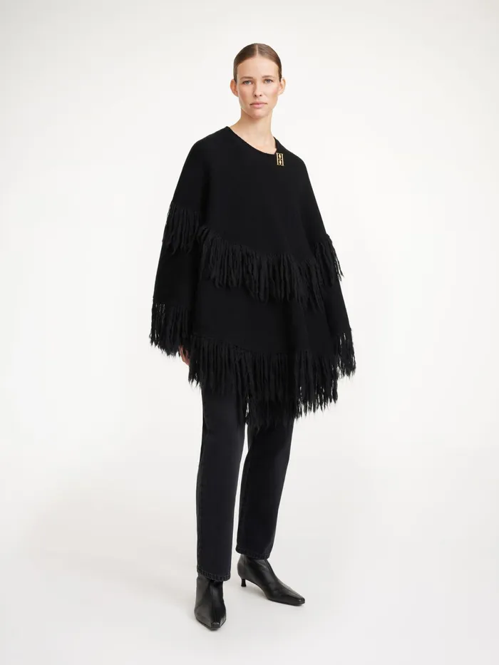 By Malene Birger Coats and Jackets Women Dixi Wool Poncho Black