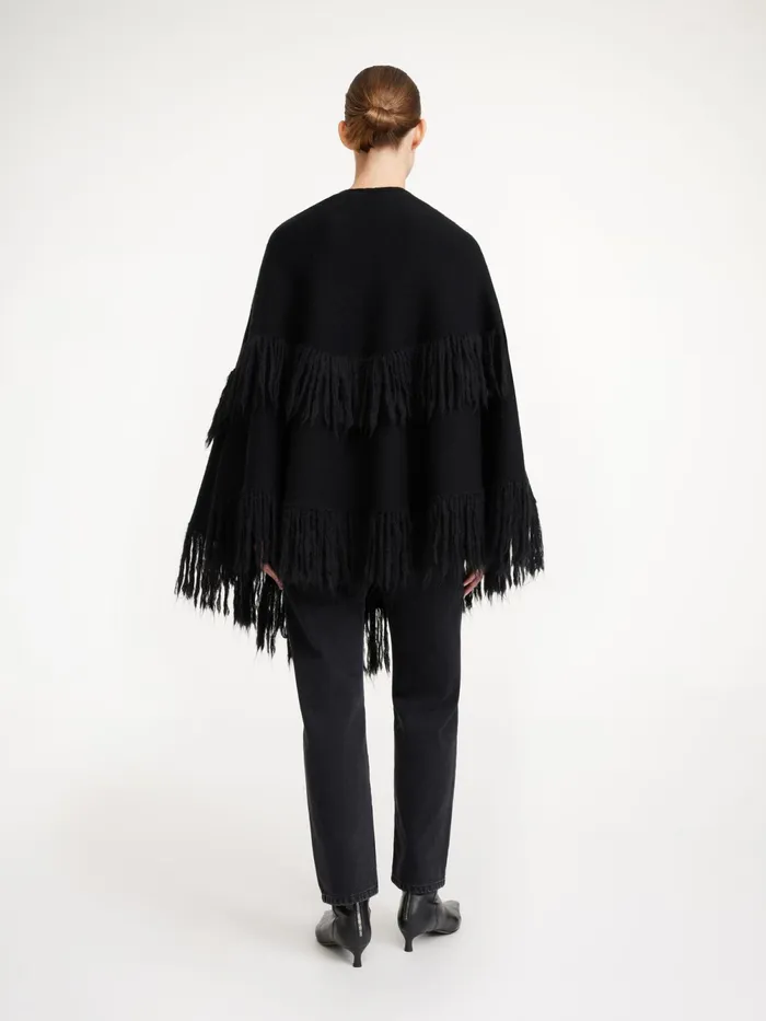 By Malene Birger Coats and Jackets Women Dixi Wool Poncho Black