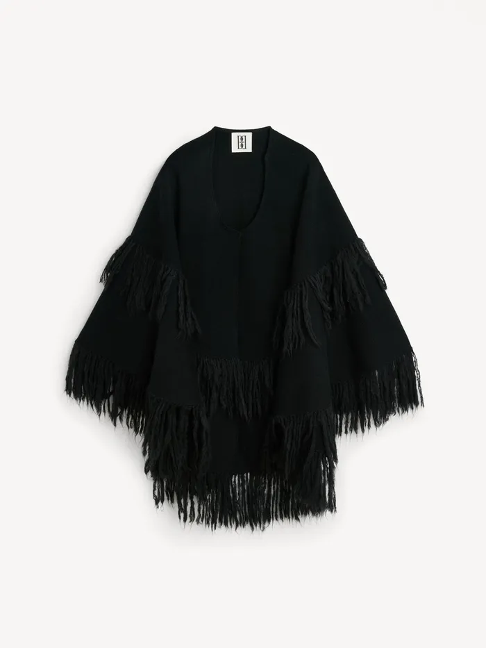 By Malene Birger Coats and Jackets Women Dixi Wool Poncho Black