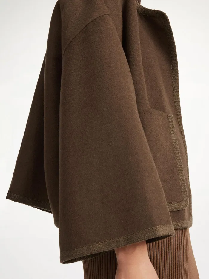 By Malene Birger Coats and Jackets Women Jacquie Wool Jacket Shitake