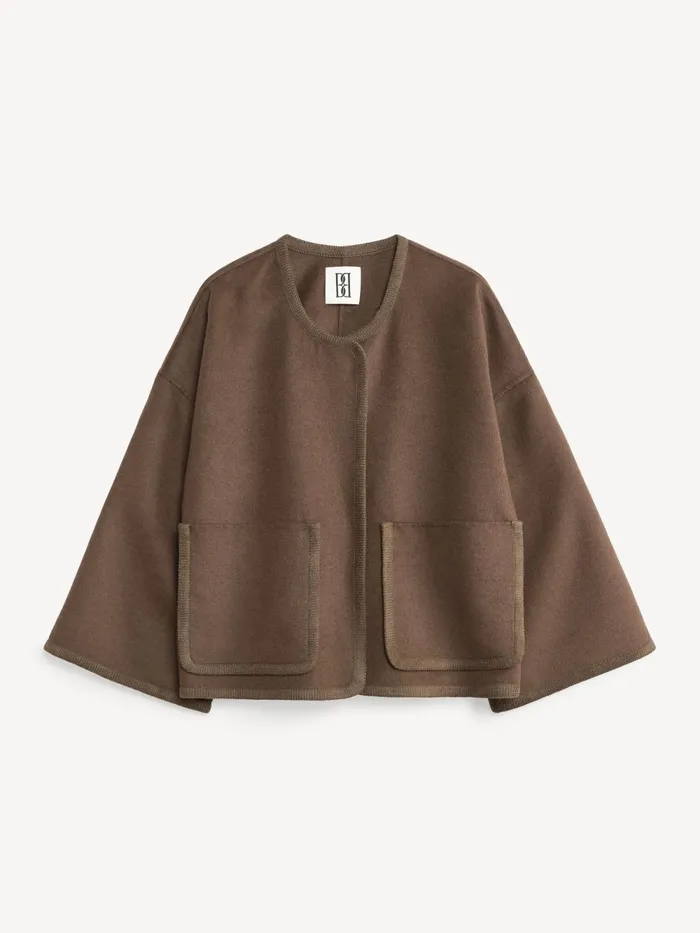 By Malene Birger Coats and Jackets Women Jacquie Wool Jacket Shitake