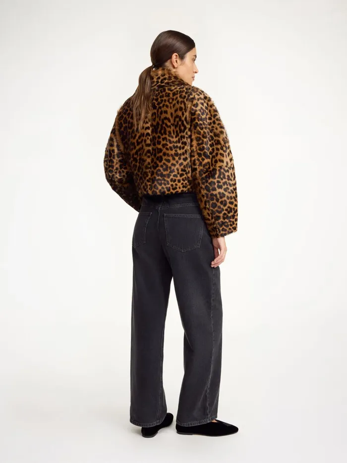 By Malene Birger Coats and Jackets Women Rowani Lamb Leather Jacket Leopard