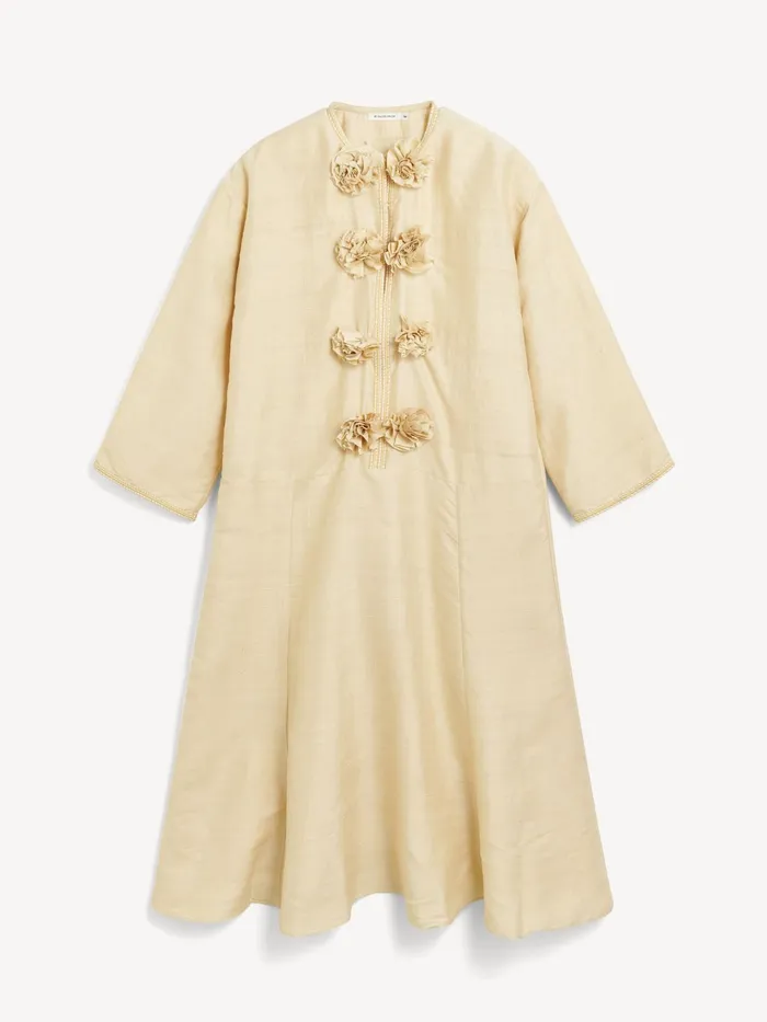 By Malene Birger Dresses Women Cicelia Silk Maxi Dress Sea Mist