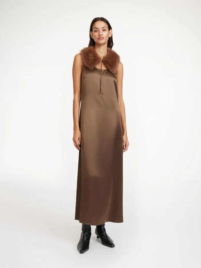 By Malene Birger Dresses Women Jerrica Maxi Dress Warm Brown