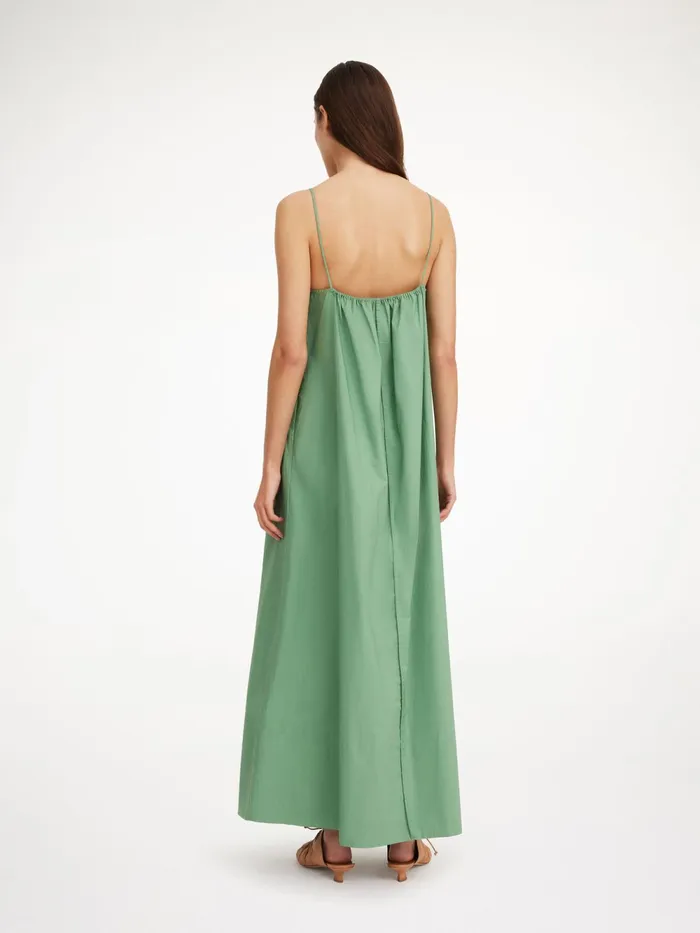 By Malene Birger Dresses Women Lanney Organic Cotton Maxi Dress Comfrey