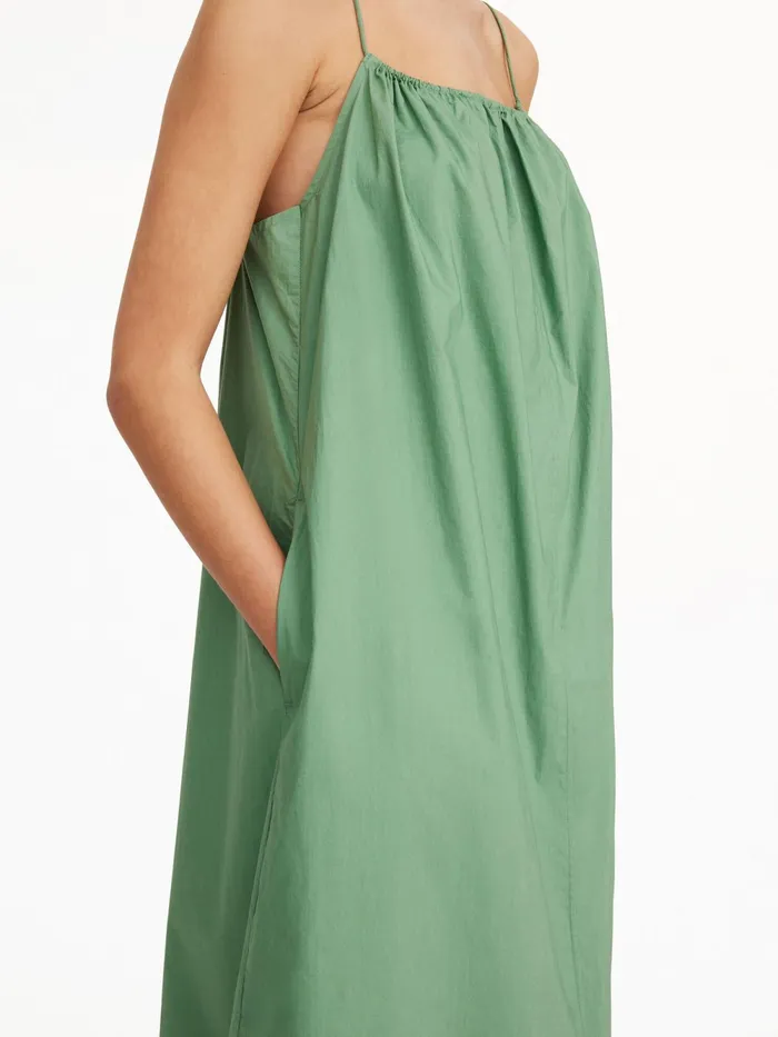 By Malene Birger Dresses Women Lanney Organic Cotton Maxi Dress Comfrey