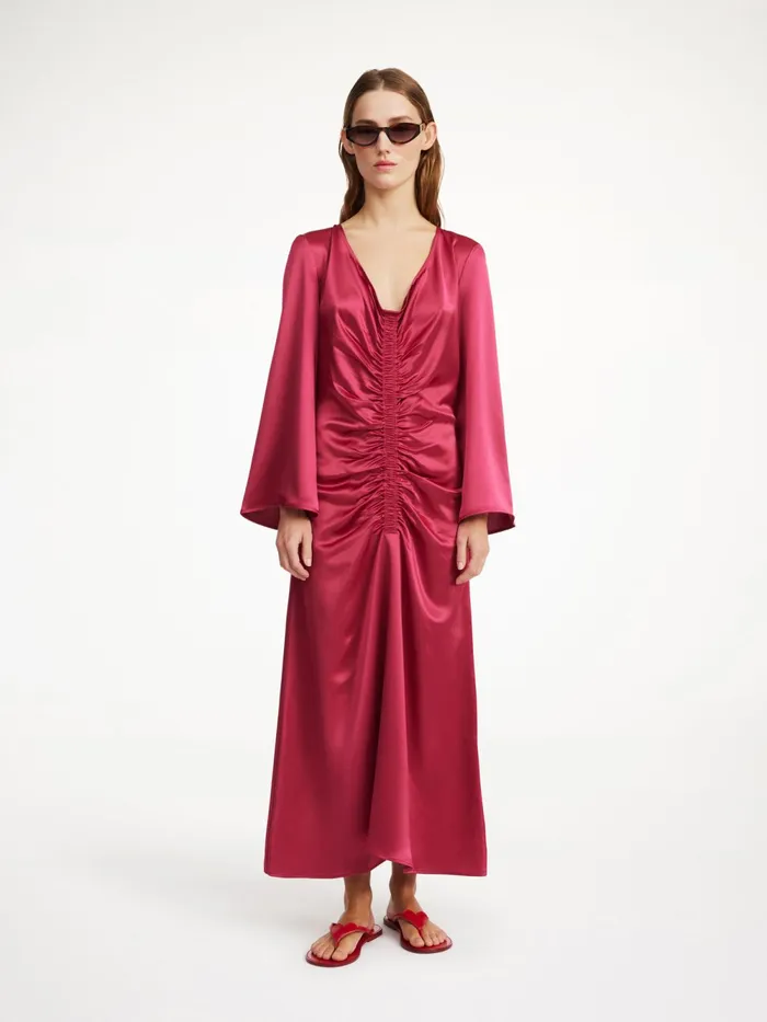 By Malene Birger Dresses Women Lavende Maxi Dress Wild Berries