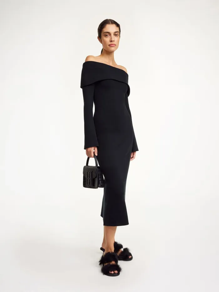 By Malene Birger Knitwear Women Bennie Midi Dress Black