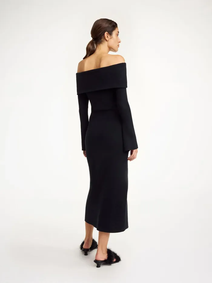 By Malene Birger Knitwear Women Bennie Midi Dress Black