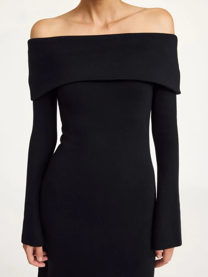By Malene Birger Knitwear Women Bennie Midi Dress Black