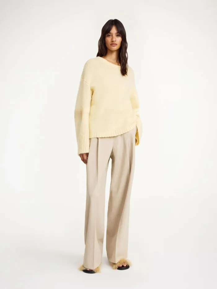 By Malene Birger Knitwear Women Cierra Sweater Sea Mist