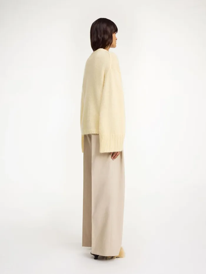 By Malene Birger Knitwear Women Cierra Sweater Sea Mist