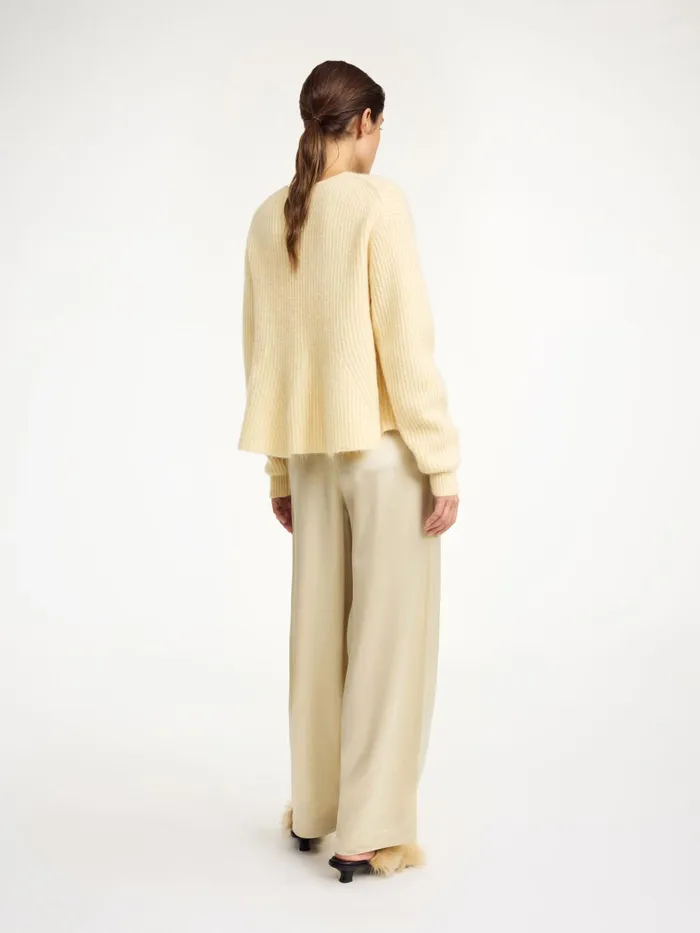 By Malene Birger Knitwear Women Cova Sweater Sea Mist