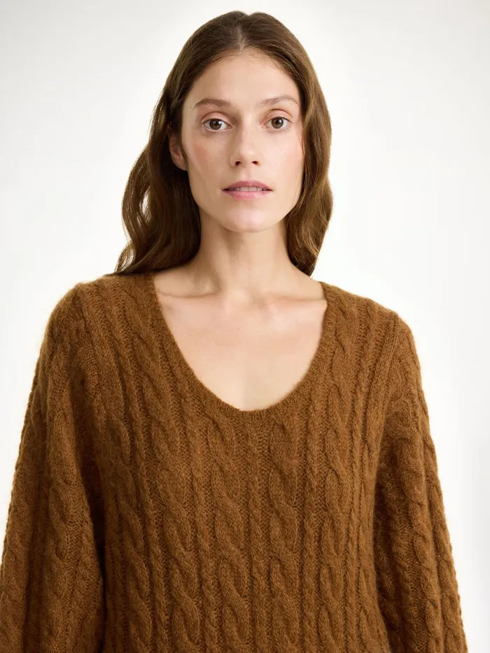 By Malene Birger Knitwear Women Lovella Maxi Dress Bison