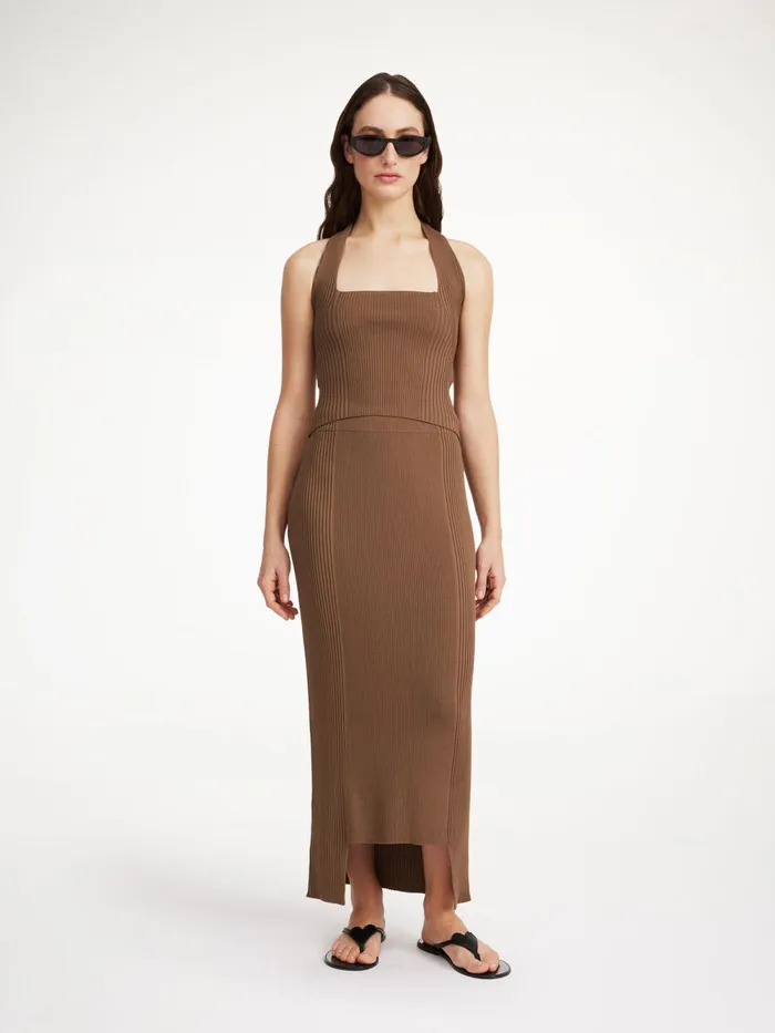 By Malene Birger Knitwear Women Ronda Top Shitake