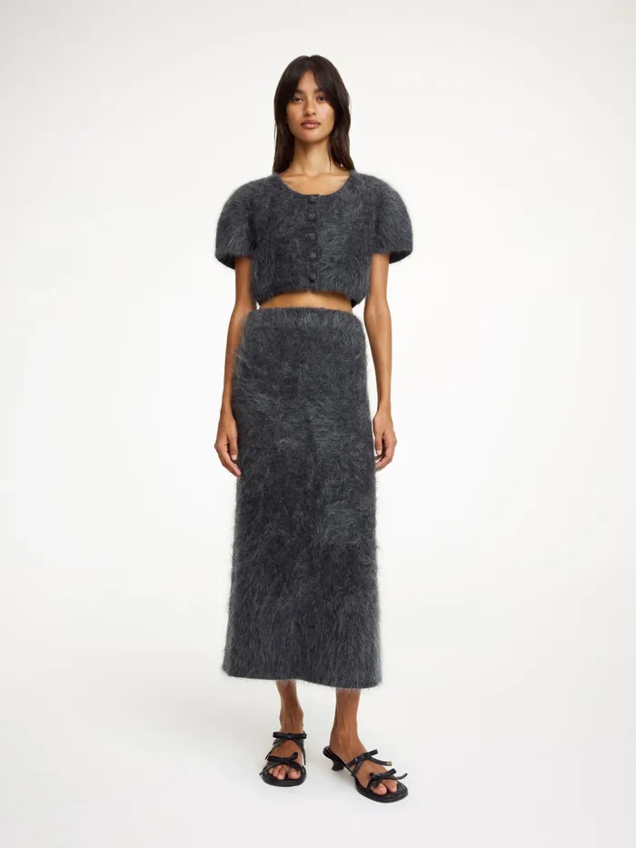 By Malene Birger Knitwear Women Zhara Top Jet Grey