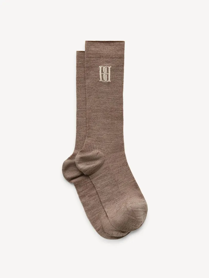 By Malene Birger Other Accessories Women Leiano WoolBlend Socks Warm Brown