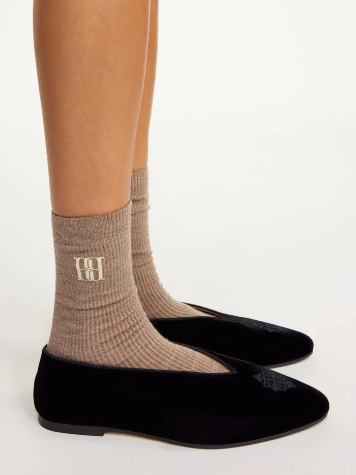By Malene Birger Other Accessories Women Leiano WoolBlend Socks Warm Brown