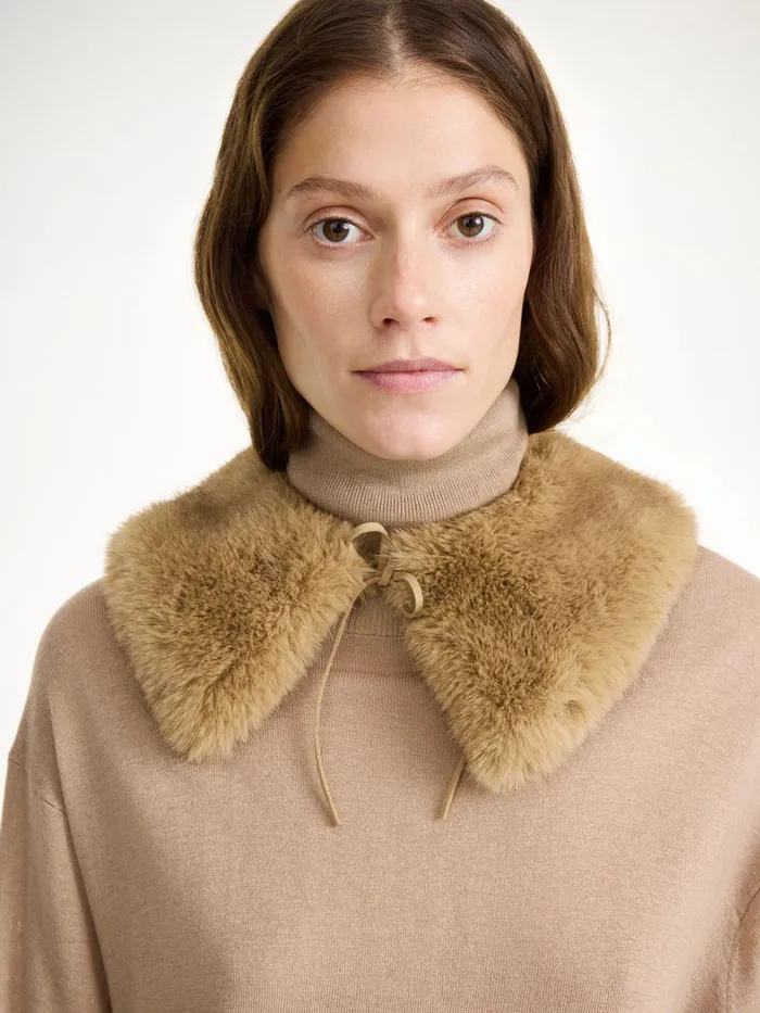 By Malene Birger Scarves Women Cowie Faux Fur Collar Tannin