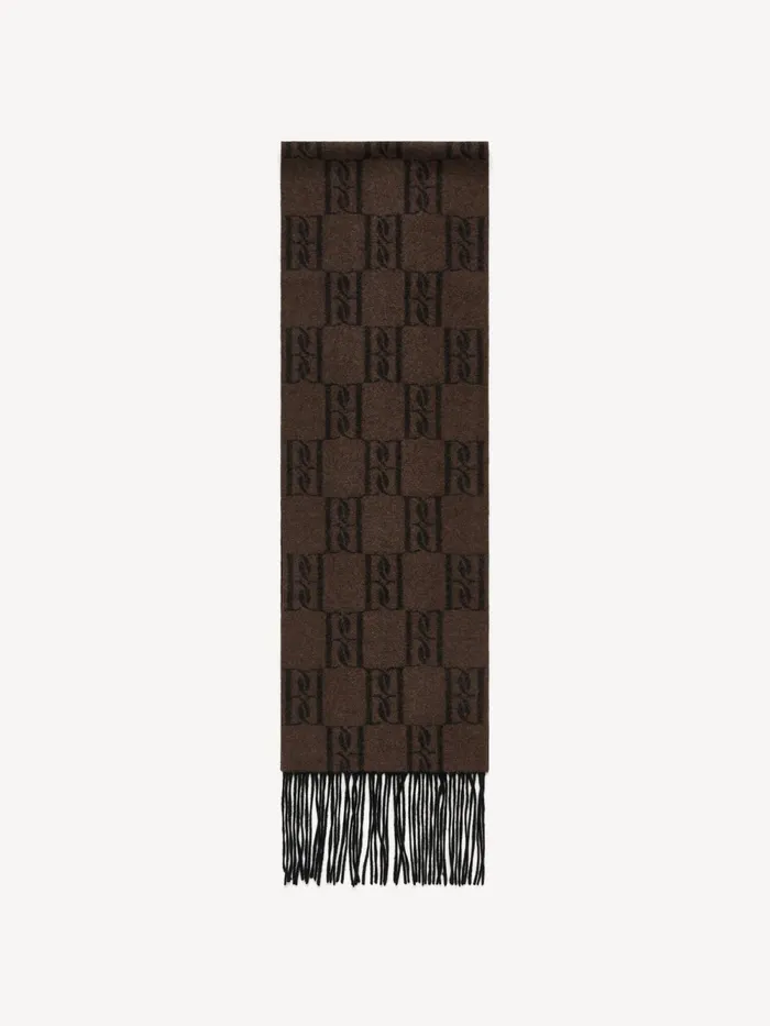 By Malene Birger Scarves Women Manno Wool Scarf Dark Mahogany