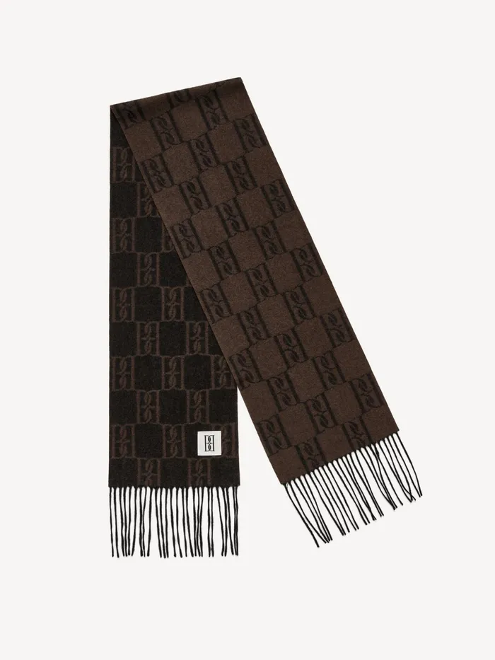 By Malene Birger Scarves Women Manno Wool Scarf Dark Mahogany
