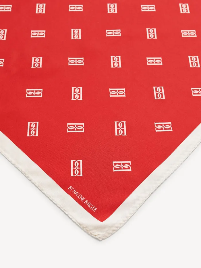 By Malene Birger Scarves Women Monnas Silk Scarf Dark Chilli