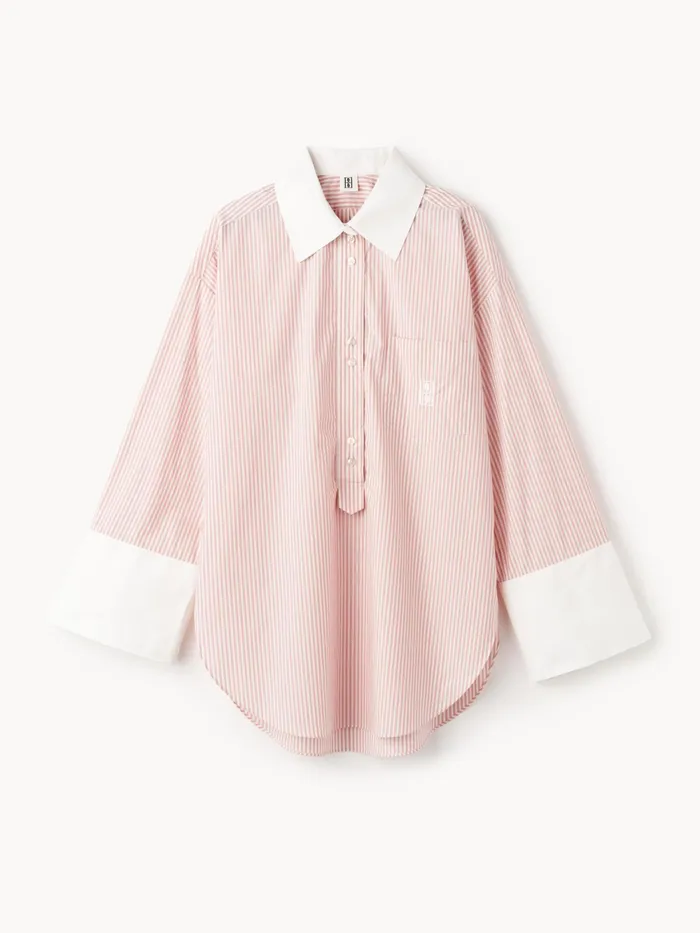 By Malene Birger Shirts Women Maye Organic Cotton Shirt Skinny Stripe Diva