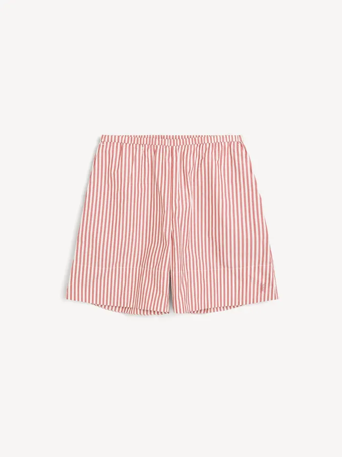 By Malene Birger Shorts Women Siona Shorts Red White Stripes
