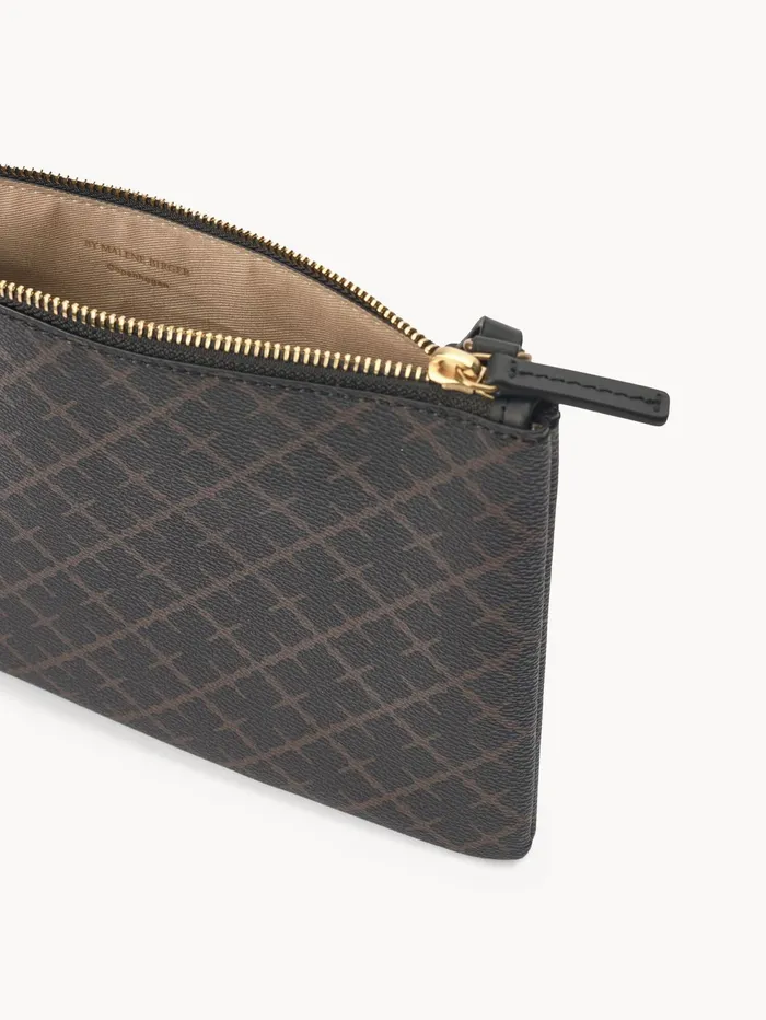 By Malene Birger Signature Flower Women Ivy Purse Dark Chokolate