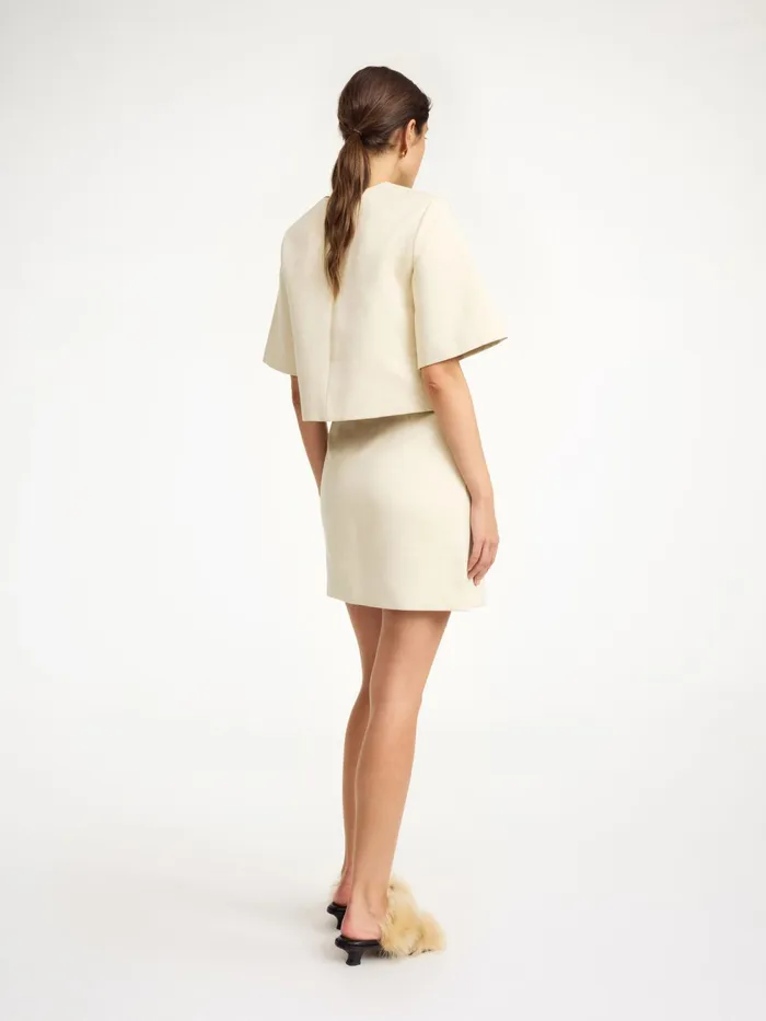 By Malene Birger Skirts Women Raye Mini Skirt Oyster Gray