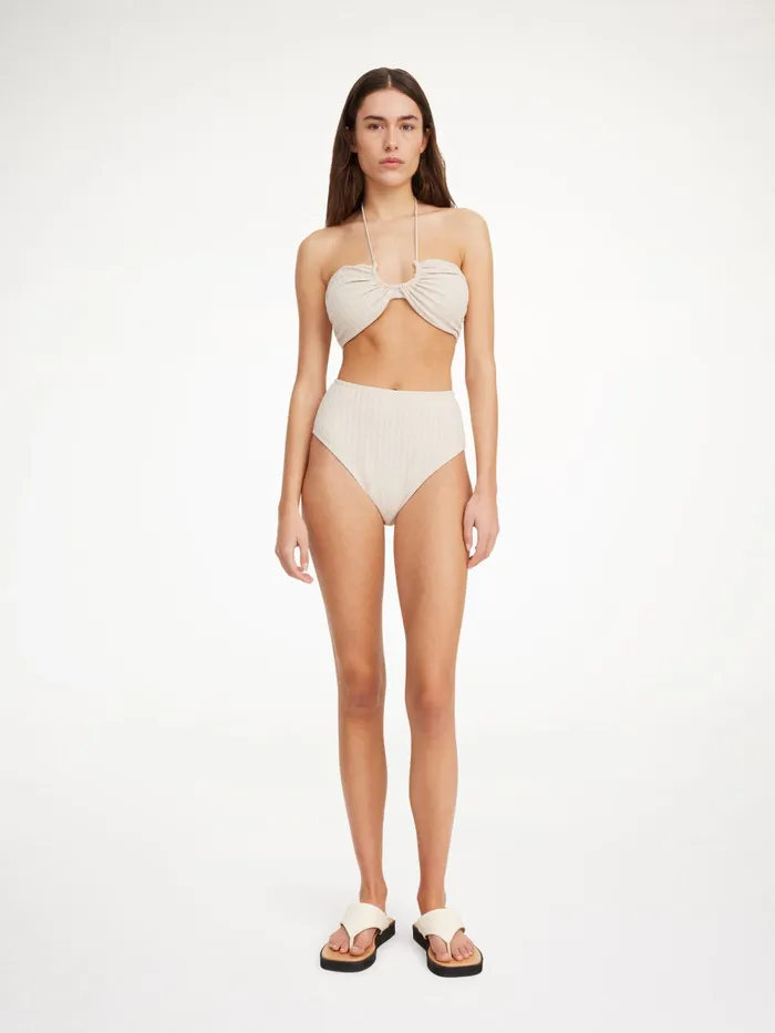 By Malene Birger Swimwear Women Seabay Bikini Top Oyster Gray