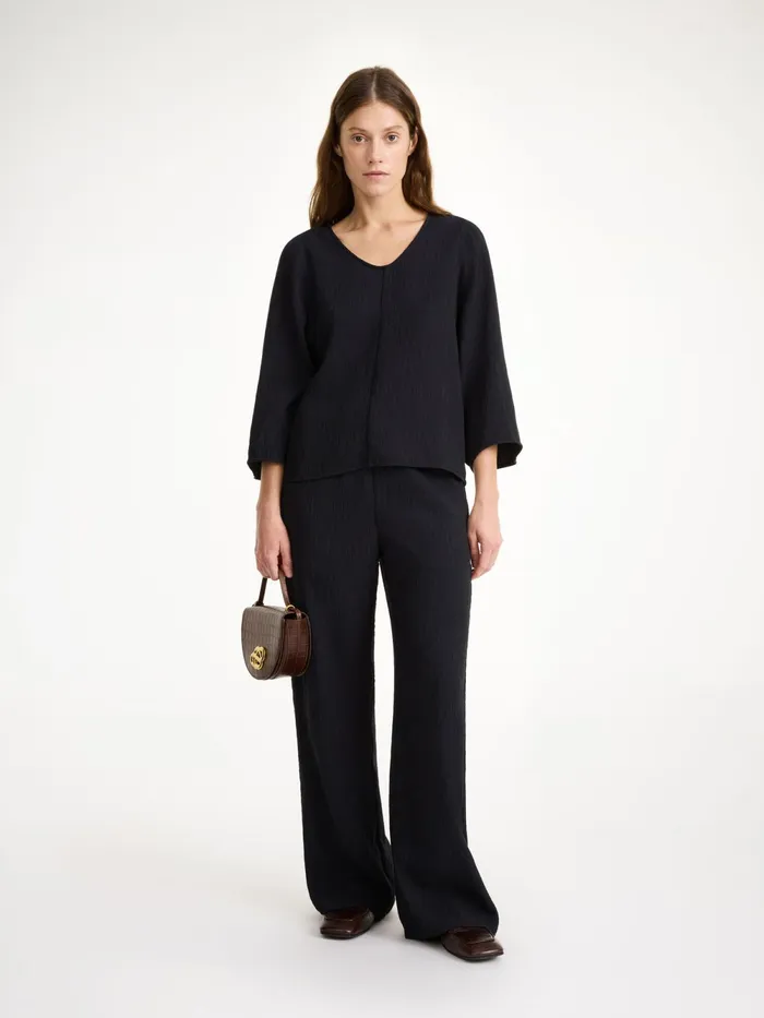 By Malene Birger Tops and Blouses Women Calyas Blouse Black