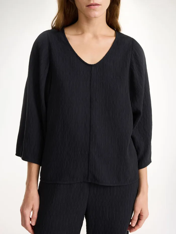 By Malene Birger Tops and Blouses Women Calyas Blouse Black