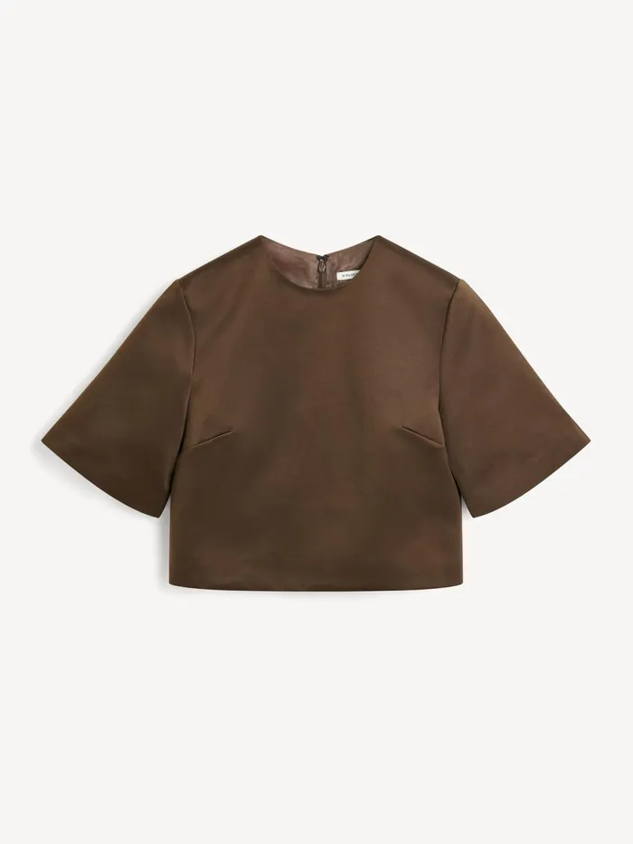 By Malene Birger Tops and Blouses Women Hania Top Dark Mahogany