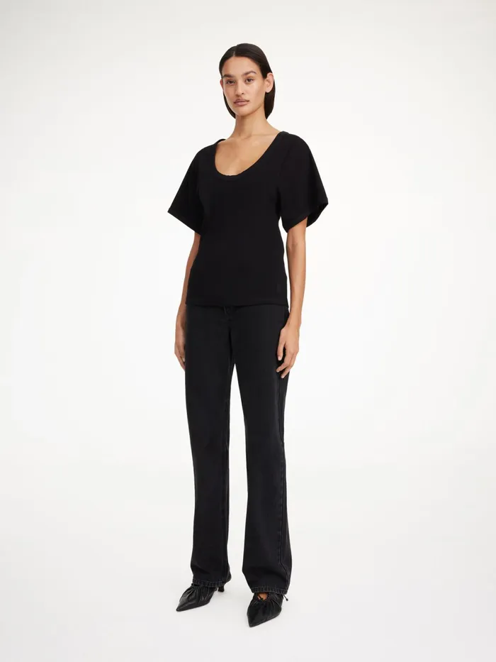 By Malene Birger Tops and Blouses Women Lunai TShirt Black