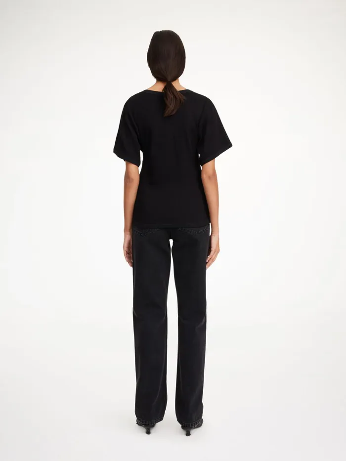 By Malene Birger Tops and Blouses Women Lunai TShirt Black